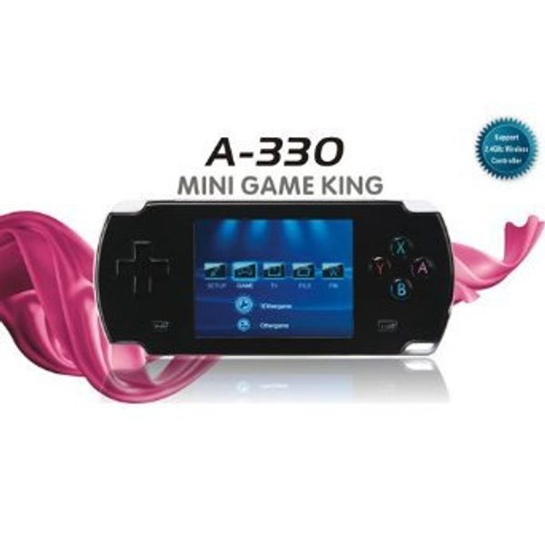 

Оптовая продажа-Dingoo A330 консоли портативный 8 16 32bit 3D эмулятор видеоигры ЖК-плеер 2,8