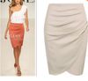 Wholesale-Office Woman Skirt summer Knee-length Pencil Skirts 2015 Plus Size Casual Formal Step OL Suit Business skirts free shipping