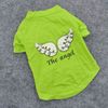 Hurtowo-cute puppy pupy ubrania psa anioła Wing Wing T-shirt koszulka