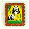 パンダ冷蔵庫マグネット冷蔵庫ステッカー中国文化ゴム冷蔵庫磁石10pcs /ロット