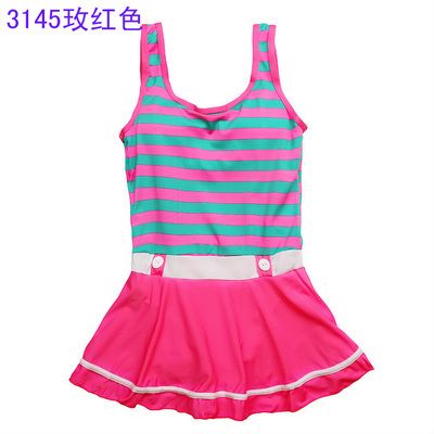 2017 Wholesale Big Girl Junior Children'S Swimwear Split Tankini ...