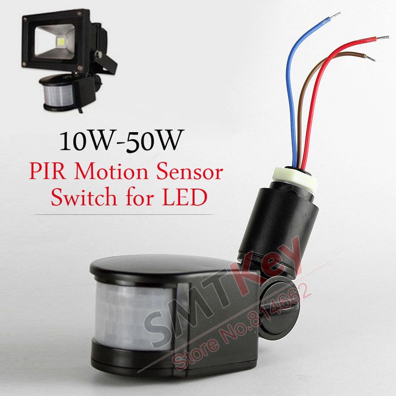 2019 Wholesale PIR Motion Sensor For LED 10W 50W 12V PIR Body Motion