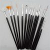 Wholesale-15Pcs Design DIY Acrylic Painting Tool UV Gel Pen Polish Nail ASet Kit NA105