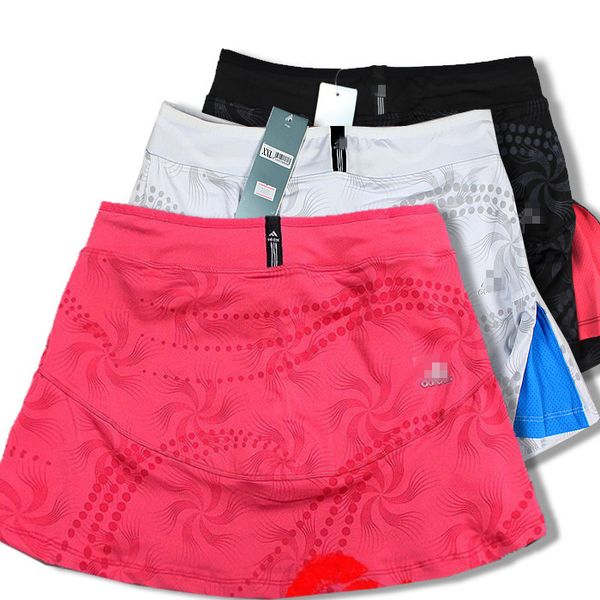 

wholesale-100%cotton sport dress 2015 summer korean fashion women tennis dress casual sport skirts, Black