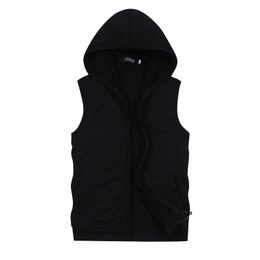 blank sleeveless hoodie wholesale