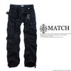 Pantalones cargo con bolsillo inclinado holgado clásico Matchstick para hombre al por mayor Sz 29-44 # 3357