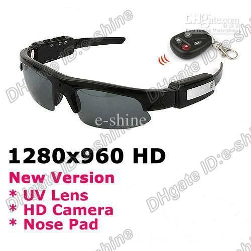 2019 Spy Sunglasses Mini DV With Remote Control HD Hidden Camera Audio