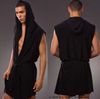 Wholesale-Men Sexy Bathrobe Bath Robe / Male Sexy Underwear Sleepwear Pajamas / Men Nightgown Robes Without Briefs