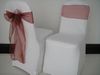 Burgundy 8 '' * 108 '' Organza Chair Sash / Stol Bow 100pcs Gratis frakt med gratis frakt för bröllop, fest, användning