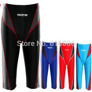 Atacado-New Arrival Men Swimwear Natação Long Pant Trunks Competição Profissional Fastskin Racing s L-XXXL Plus Size grande