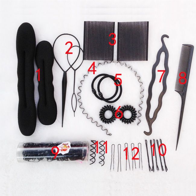 2018 wholesale wholesale hairstyle styling kit set with total hair