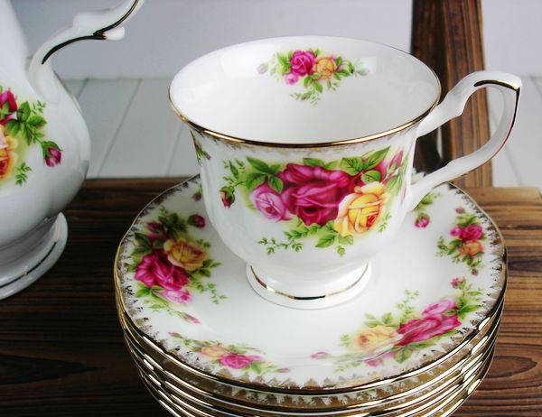 Fine Bone China,Classic European Floweral Design Porcelain ...