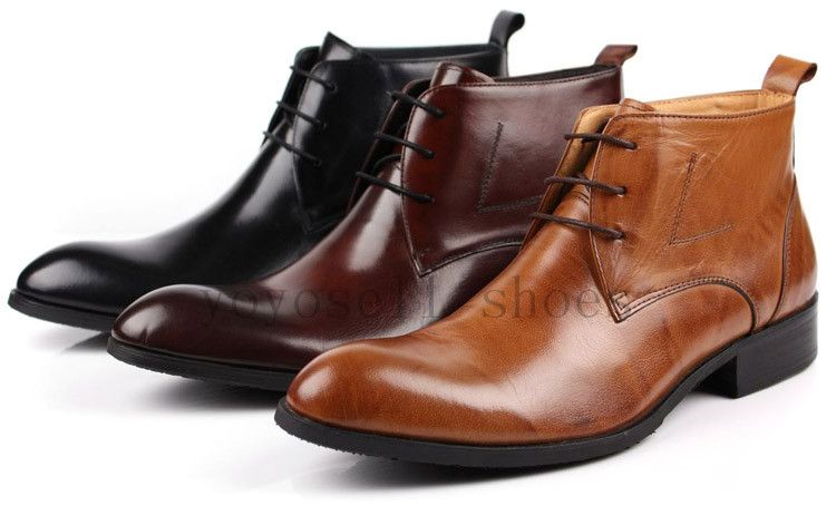 Wholesale Large Size Fashion Brown/ Black/Brown Tan Mens Ankle Boots ...