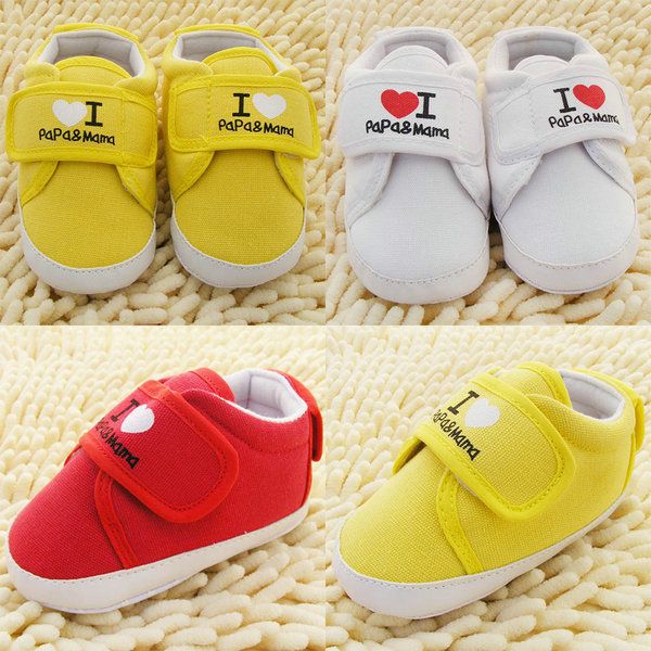 Wholesale-Heart Cute Infant Toddler Baby Boy Girl Soft Sole Crib Shoes Sneaker Newborn Hot Wholesale Free Shipping