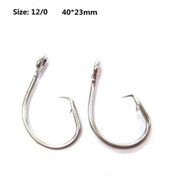 Wholesale-10pcs Top Quality Size 12/0 stainless steel 39960 Tuna Circle fishing hooks-image-244018731