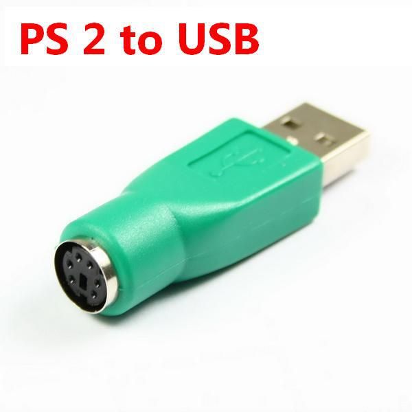 Ps2 To Usb Port Converter Adapter For Pc Keyboard Mouse Rgb Cables Computer Monitor Cables From