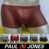 Atacado-cuecas para homens roupa interior de couro falso homens sexy roupa interior boxers calça boxer shorts no verão