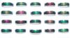 MOOD Rings – bague d'humeur, change de couleur en fonction de la température de votre mélange sanguin, taille 100 pièces, 5200686