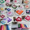 Wholesale-50 pcs/lot Purple Satin Table Napkin 12" Square Pocket Handkerchief Multi Purpose Wedding Decor