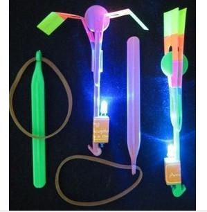 wholesale Magical glow rubber helicopters endart mine endart mine catapulted rubber band 1200PCS