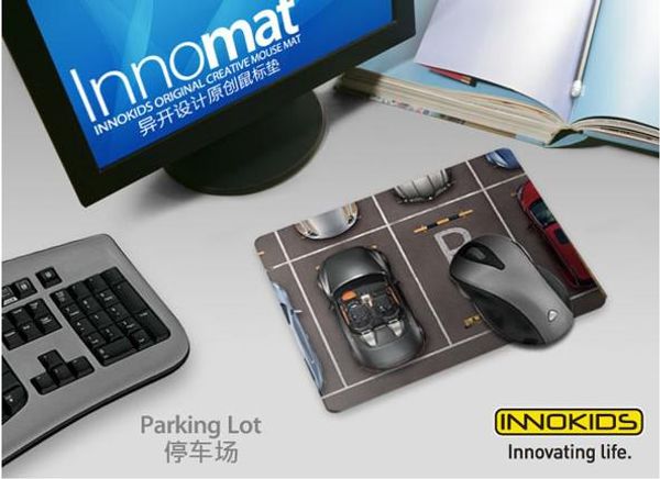 China Post Air Cool Mouse Pads Innokids Parking Mouse Pad