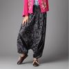 Wholesale-National crotch pants hanging wide leg pants Boho style unisex India Nepal harem pants casual trousers fabric pants