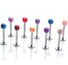 Ensemble de 160 pièces de piercing pour le corps, mélange assorti, Kit de 14G 16G, boule courbée, anneaux de ventre sexy, langue d'oreille, piratage d'haltères, barres d'haltères291W