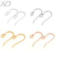 XD 925 Sterling Silver Earring Shape Hook 2015 Ustalenia Biżuteria Akcesoria Chiny Hurtownie Srebrne Kolczyk Haki 5 PARA / LOT P026