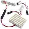 100set / lot 백색 6000K 36 SMD 3528 LED 빛위원회는 DC 12V LED 독서 빛을지도했습니다