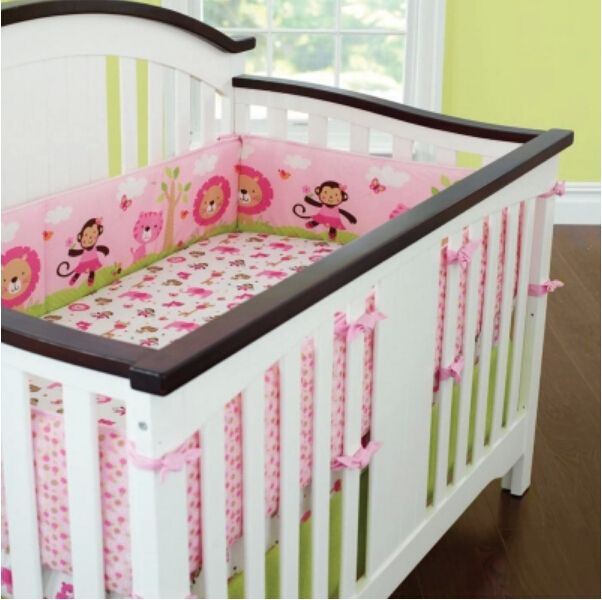 forest palm crib bedding