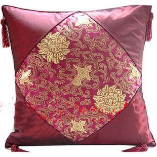 Ethnic Silk Cushion Cover Embroidery Cushion Cover Designer Pillow