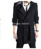 Winter Mens UK Stilig Casual Wool Double Long Jacket Coat Mens Peacats Parka Billiga Vinterrockar för Män Plus Size LLB001