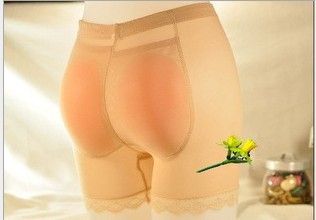 S-XL Retail Womens Nude Silicone Buttock Butt Hip Up Pads Enhancer Shapewear Underkläder 2Colors Gratis frakt