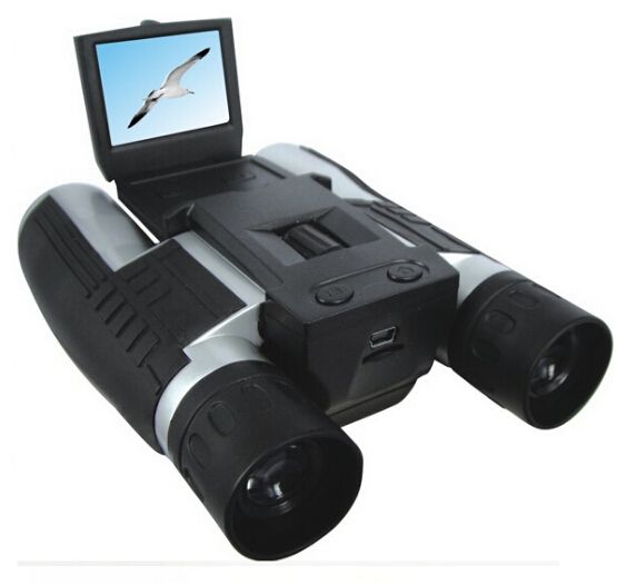 5.0 Mega Pixels 2.0" TFT LCD Digital Camera with Telescope and 12x digital zoom Binocular digital camera