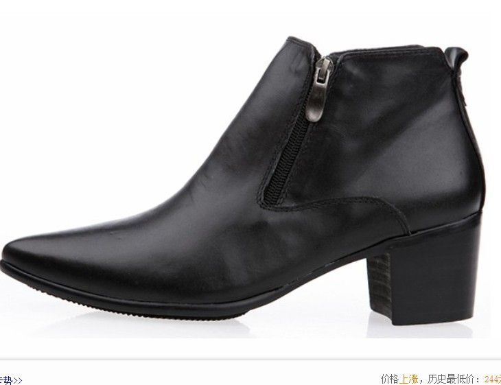 pointed heel shoes for men