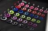 12PCs Acrylic Spiral Ear Plug Fake Cheater Stretcher Flesh Tunnel Stud Guages