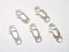 925 Sterling Silver Lobster Claw Clasp Hooks Jewelry Findings Components For DIY Craft Gift 10pcs/lot W36