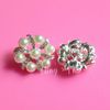 Wholesale-Free shippig MIX Style rhinestone button embellishment with shank for hair bow center 100PCS/LOT(Z-1)