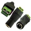 5.5/2.1mm Female CCTV UTP Power Plug Adapter Cable DC/AC 2, Camera Video Balun Connector