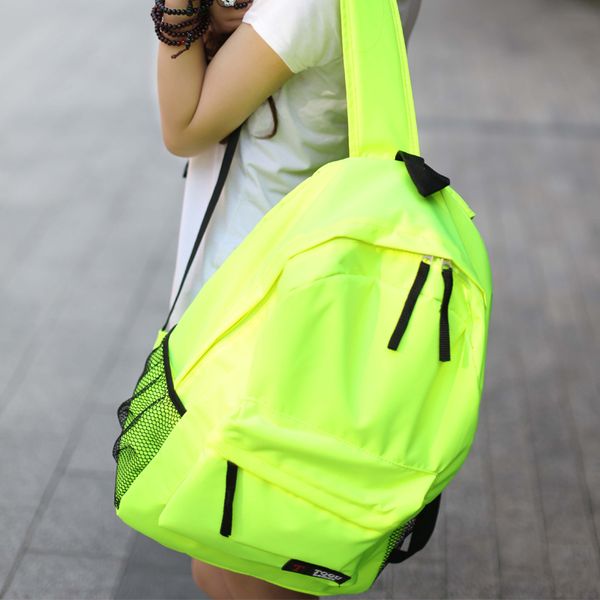 neon colour bag