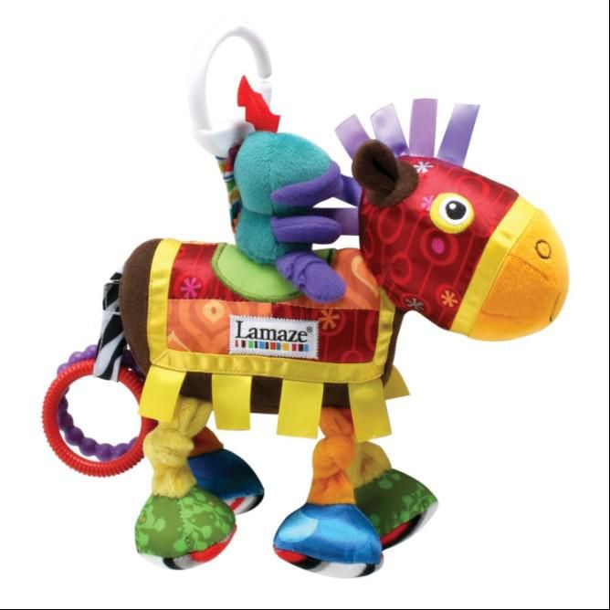 Lamaze Knight Horse Baby With Rattle Teether Crib Toys Infant Early