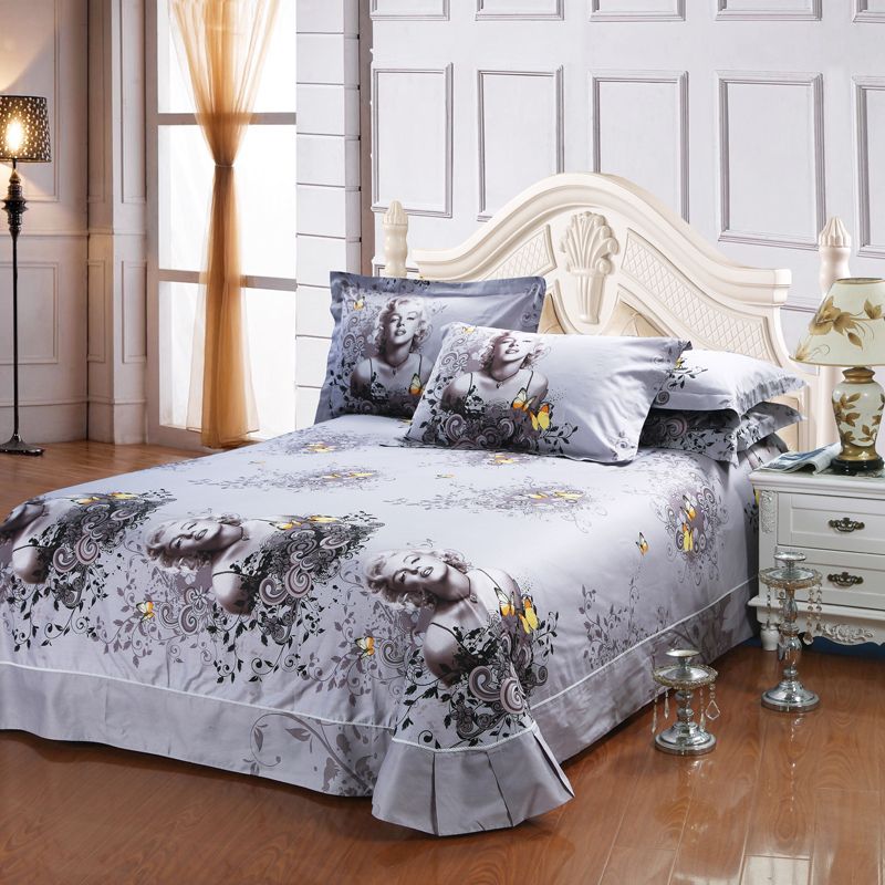 Marilyn Monroe Bedding Set 3d 100 Cotton Michael Jackson American Marilyn Monroe Bedding Set 3d 100 Cotton Michael Jackson American Flag Red Duvet Cover Sheet Queen Size Boys From