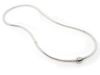 Partihandel-45cm 925 Sterling Silver Charm Fit Halsband Snake Chain Silver 925 Original Smycken PA2037