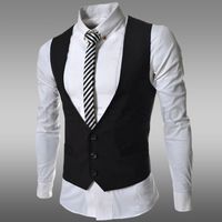 H2H Mens Fashion Business Suit Vest with Layered Style 4 Buttons ... H2H Mens Fashion Business Suit Vest with Layered Style 4 Buttons ...