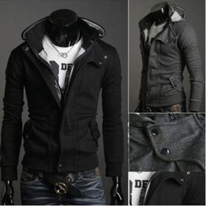 Wholesale-New Coats Men Outwear Mens Special Hoodie Jacket Coat Men Clothes Cardigan Style Jacket Free Shipping 3 Colors Size M-XXXL HS781