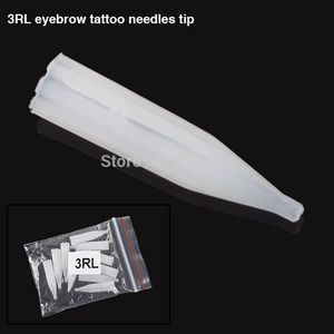Wholesale-100pcs/pack  Pre-sterilized Disposable Permanent Makeup Plastic Tattoo Tips Makeup Machine Kits Supply Free Shipping