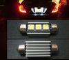 DC12v 36 39 42mm with hot-sink 3 SMD 5050 Car Auto Light Bulbs LED License Plate LED Festoon Canbus