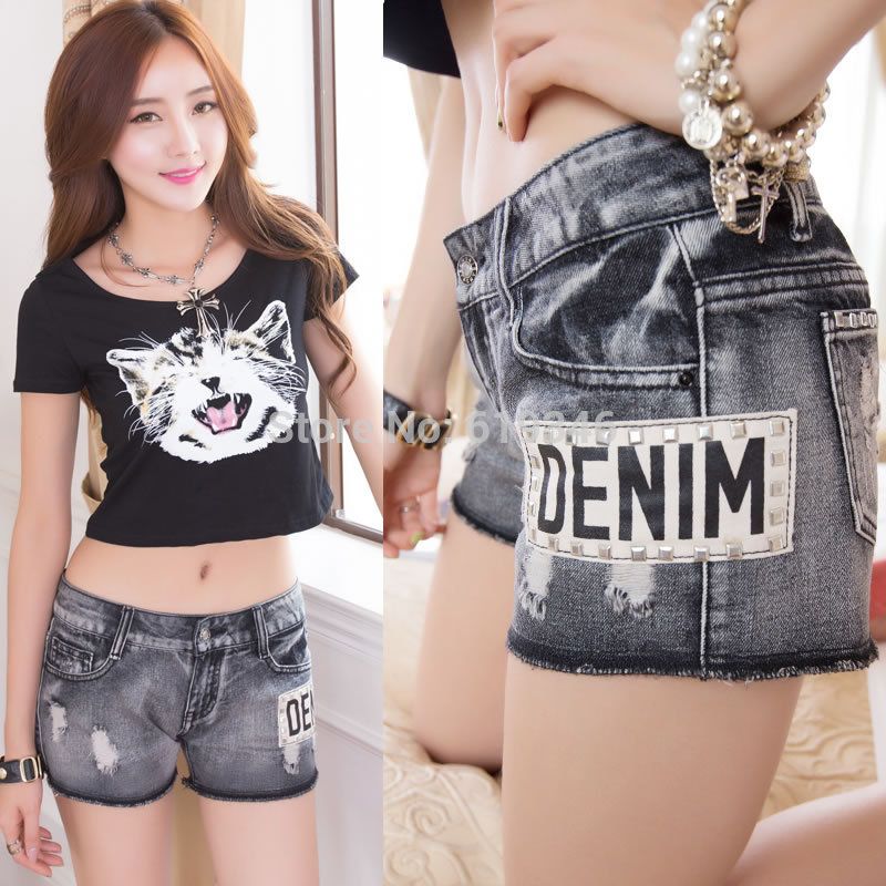 2017 Women Sexy Korean Fashion Denim Shorts 2015 Brand New Summer ...