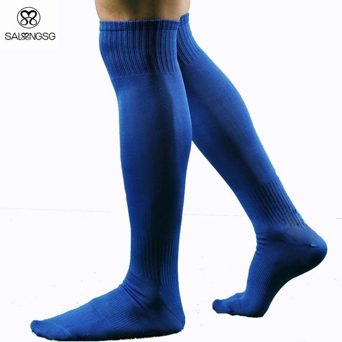 Sportliche Herrensocken aus Baumwolle, hohe Fußballsocken, weiße Sportbekleidungssocken für Herren, Schwarz, Grün, Mischfarben, 6 Stück = 3 Paar = 1 Los