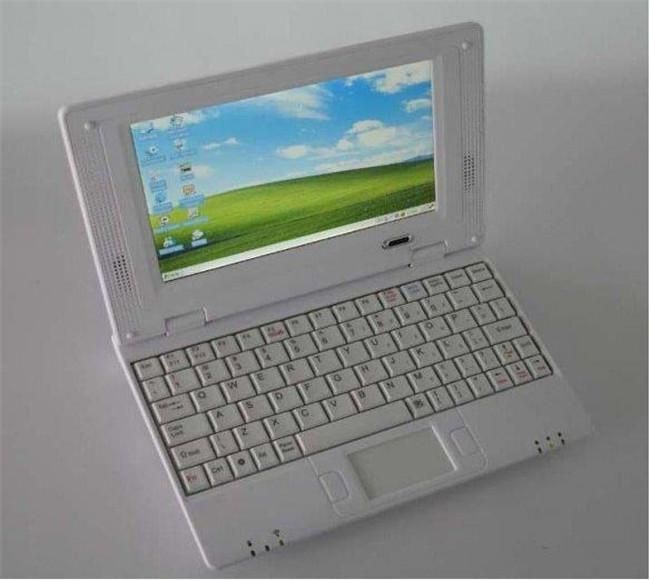 Windows CE System 7 Portable Laptop, Pocket Netbook Computer, Minibook